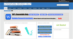 Desktop Screenshot of literaturereviewhelp.com